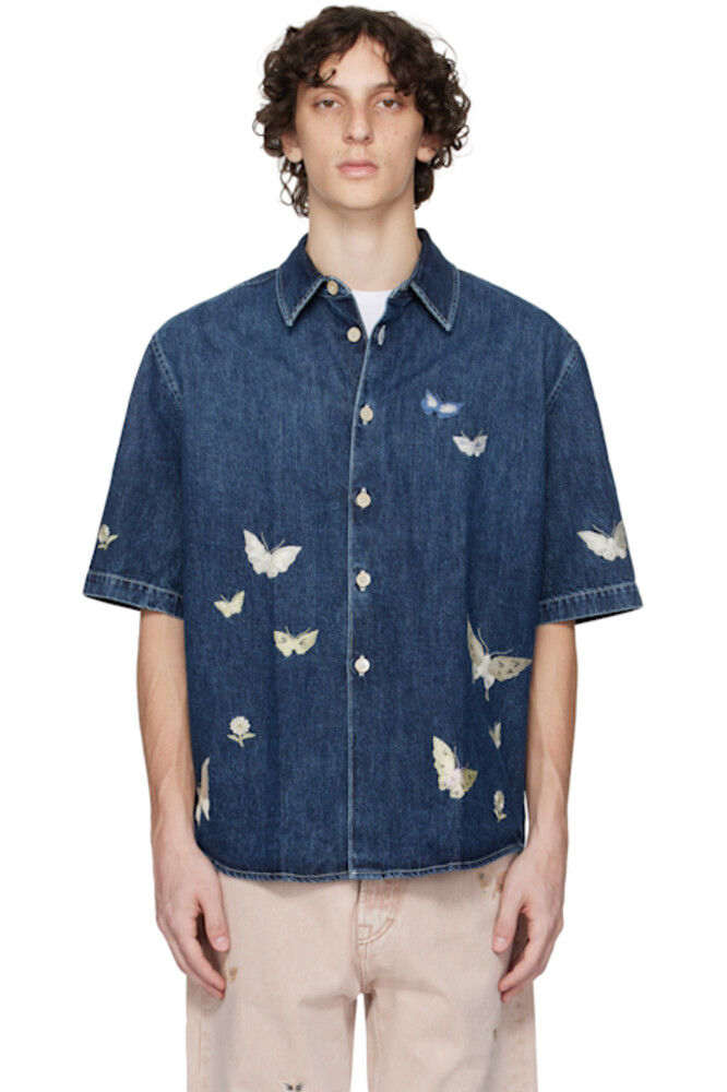 Джинсовая рубашка с короткими рукавами Blue Beyond OUR LEGACY
Джинсовая рубашка с короткими рукавами Blue Beyond OUR LEGACY