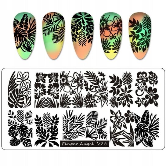 Пластина для штампа для ногтей, Tojato 
Пластина для штампа для ногтей, Tojato