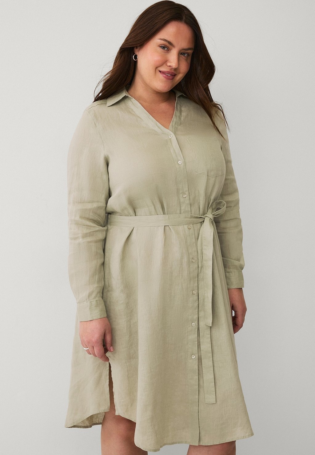 Платье-рубашка LINA Ellos Plus collection, зеленый
Платье-рубашка LINA Ellos Plus collection, зеленый