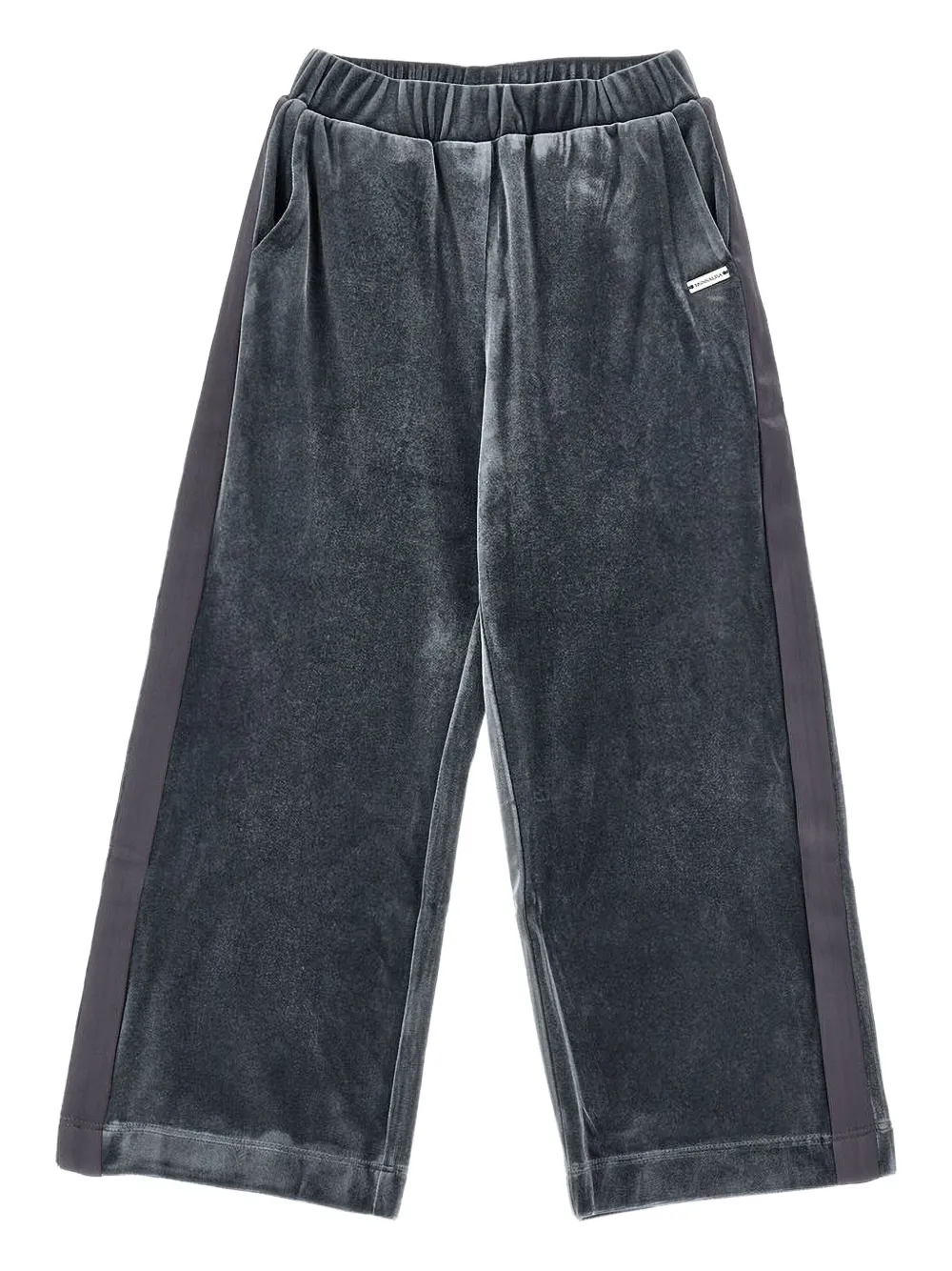 Бархатные брюки с лампасами Monnalisa, серый
Бархатные брюки с лампасами Monnalisa, серый