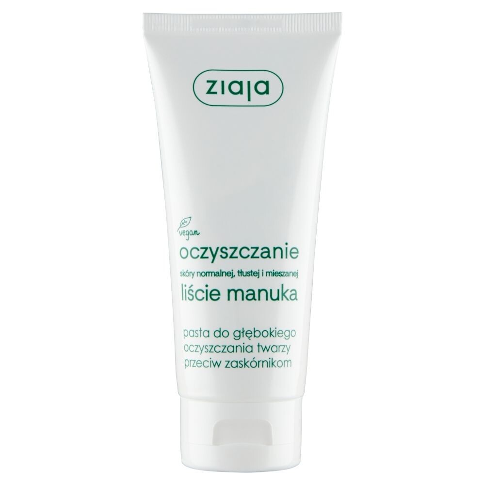 Ziaja Oczyszczanie Liście Manuka паста для лица, 75 ml
Ziaja Oczyszczanie Liście Manuka паста для лица, 75 ml