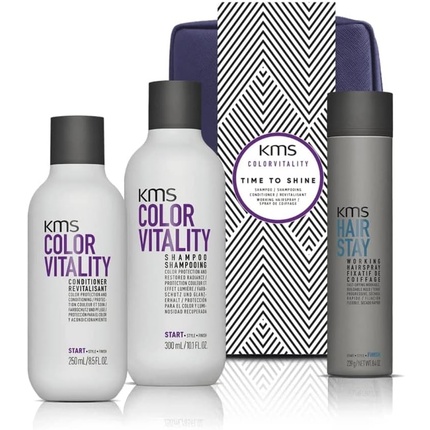 Шампунь-кондиционер Colorvitality и лак для волос Hair Stay Working KMS
Шампунь-кондиционер Colorvitality и лак для волос Hair Stay Working KMS