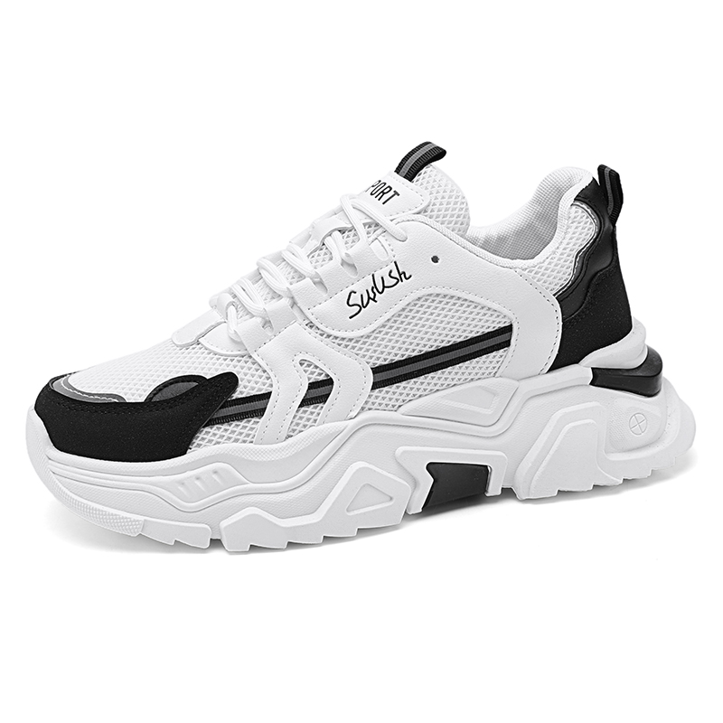 TONYBEAR Износостойкие противоскользящие массивные низкие кроссовки мужские бело-черные, цвет White Black
TONYBEAR Износостойкие противоскользящие массивные низкие кроссовки мужские бело-черные, цвет White Black