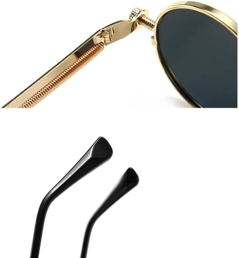 Панк-очки 2027, круглые, винтажные, готические, ретро, для женщин и мужчин, модные, в металлической оправе, солнцезащитные очки в стиле хип-хоп MTZJH, C1
Панк-очки 2027, круглые, винтажные, готические, ретро, для женщин и мужчин, модные, в металлической оправе, солнцезащитные очки в стиле хип-хоп MTZJH, C1