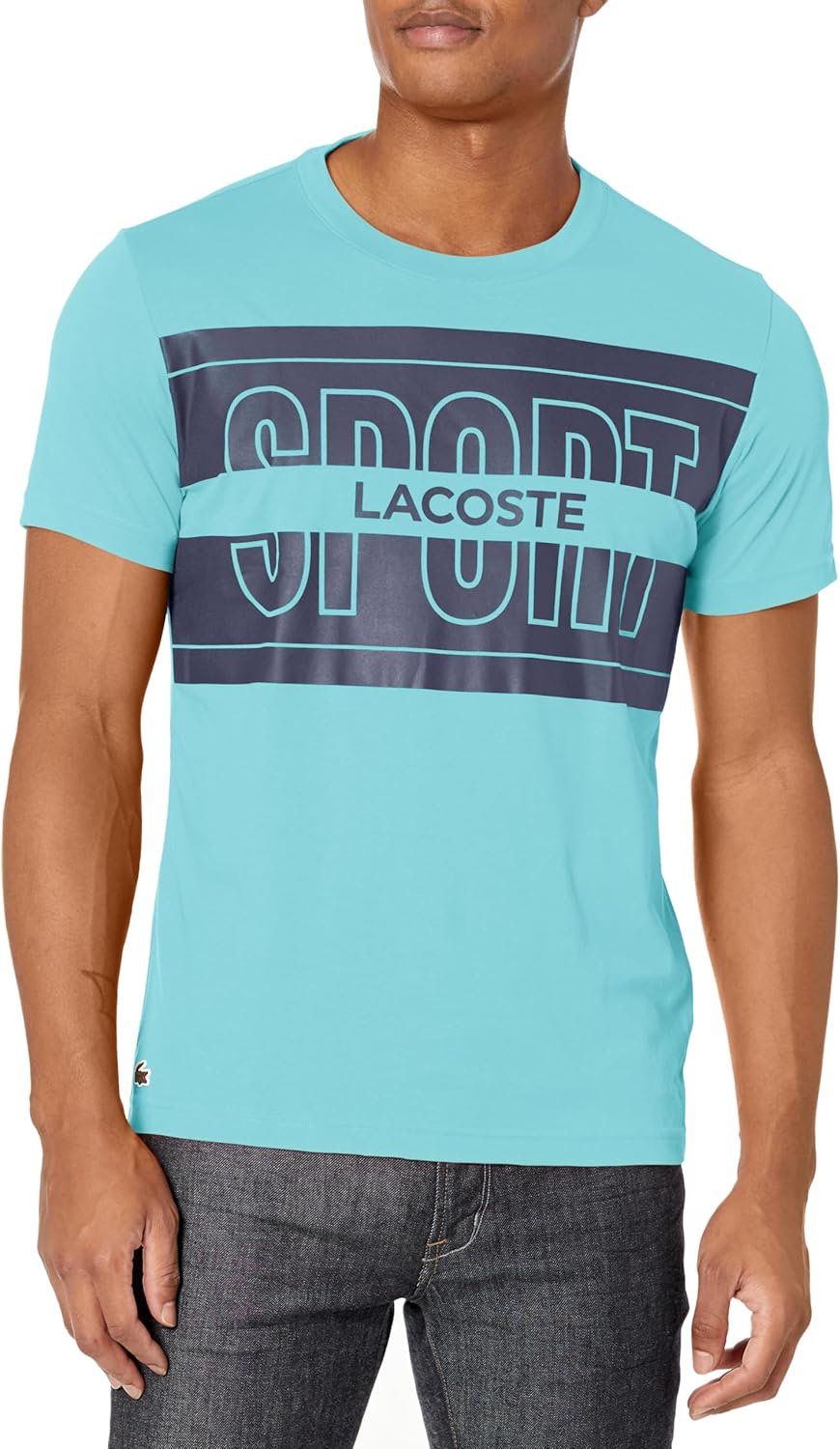 Мужская спортивная футболка Lacoste из хлопка с принтом, Anse
Мужская спортивная футболка Lacoste из хлопка с принтом, Anse