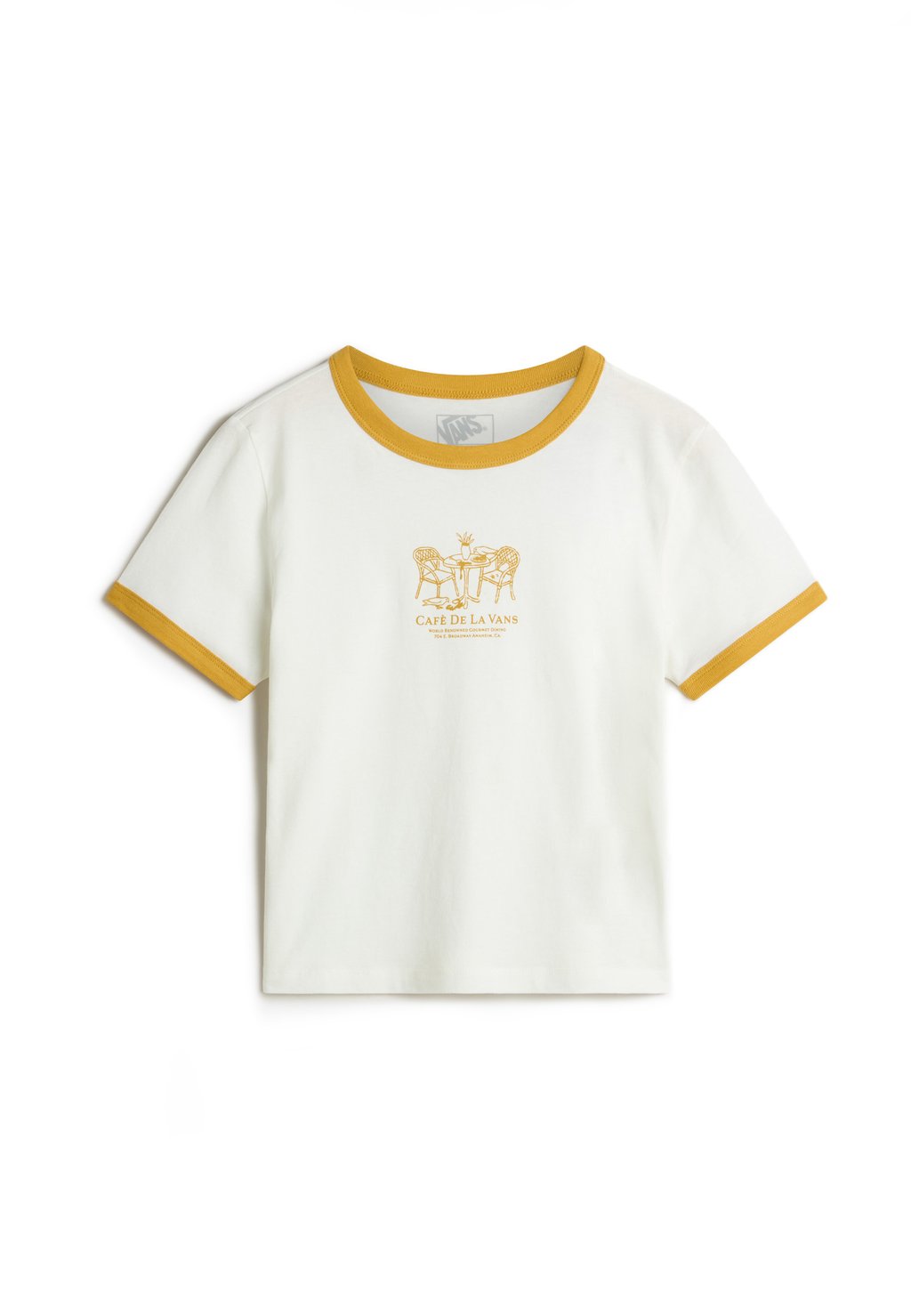 Футболка с принтом DE LA VANS RINGER, белый
Футболка с принтом DE LA VANS RINGER, белый