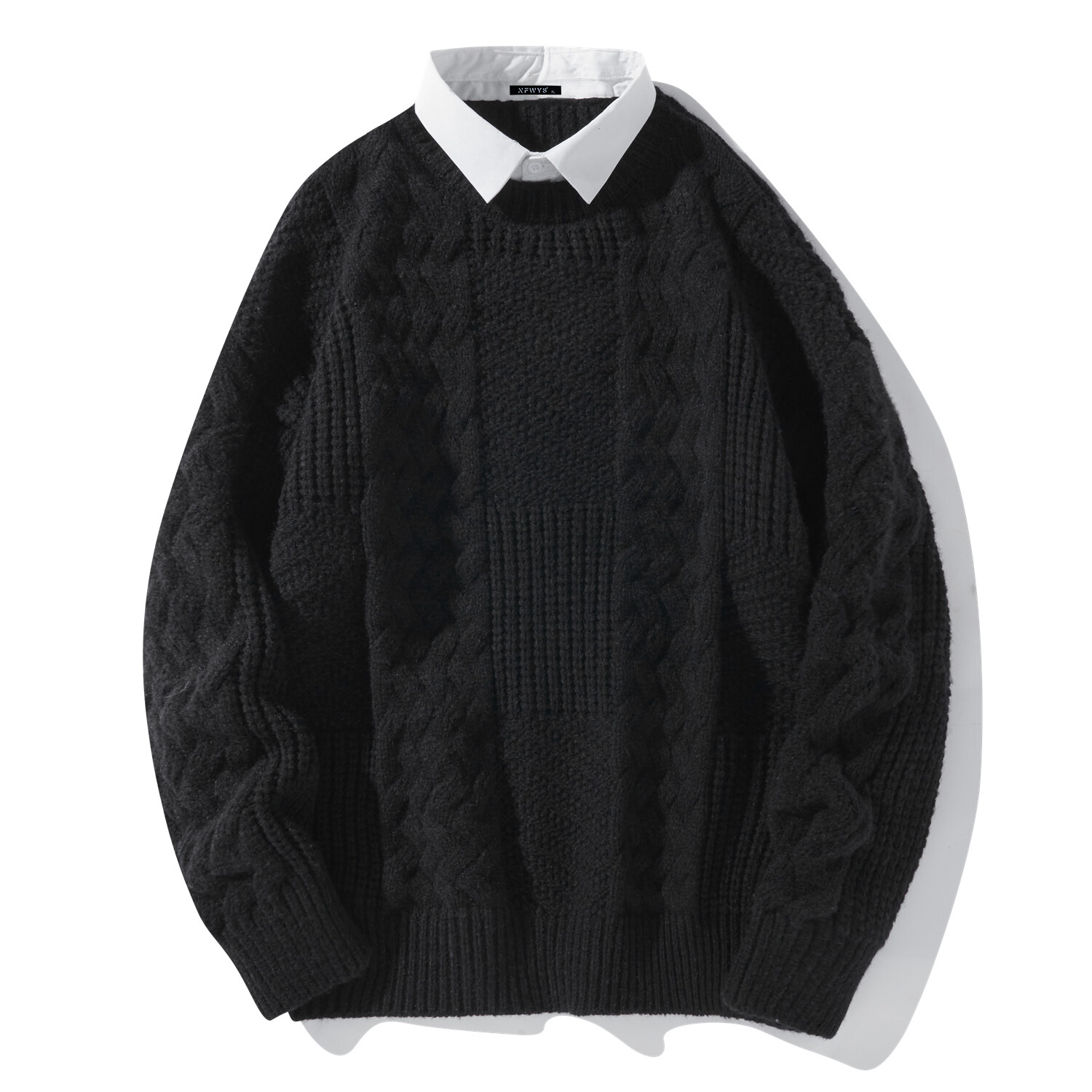 Свитер унисекс Nfwys, Черный
Свитер унисекс Nfwys, Черный