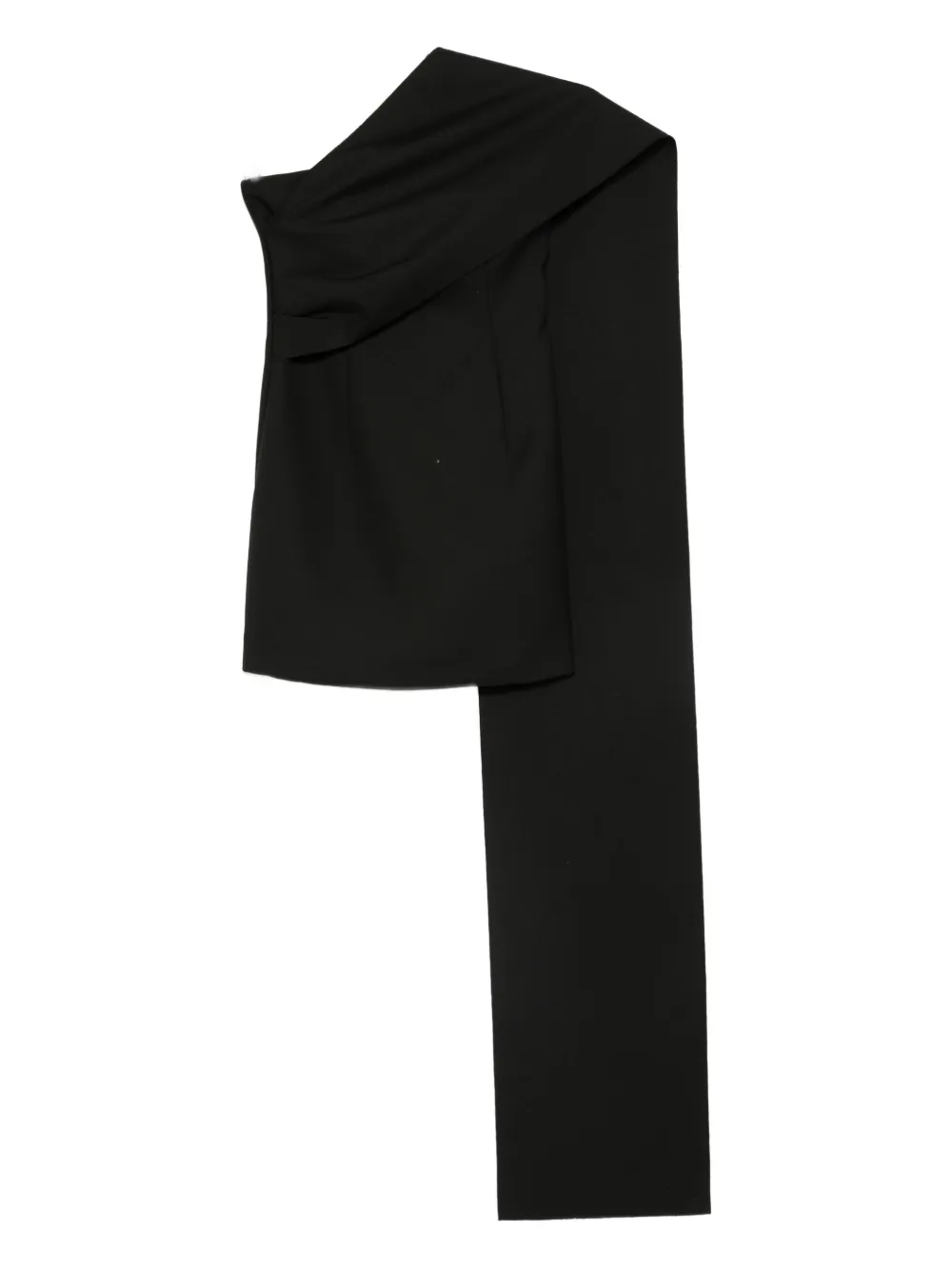 Платье мини на одно плечо Róhe, черный
Платье мини на одно плечо Róhe, черный