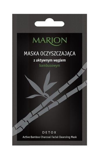 Очищающая маска с активным бамбуковым углем, 10 г Marion, Detox 
Очищающая маска с активным бамбуковым углем, 10 г Marion, Detox