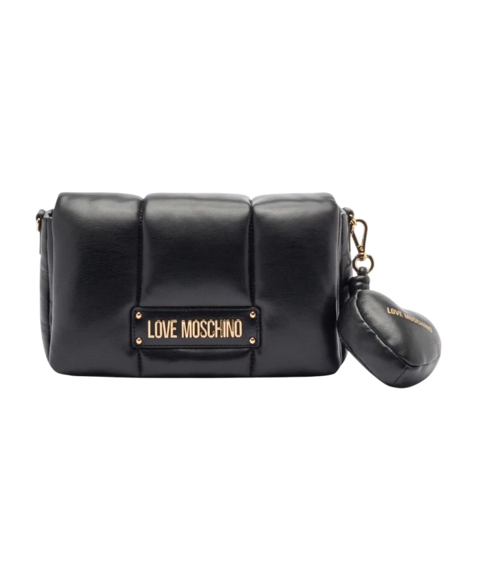 Стеганая сумка через плечо Love Moschino, черный
Стеганая сумка через плечо Love Moschino, черный