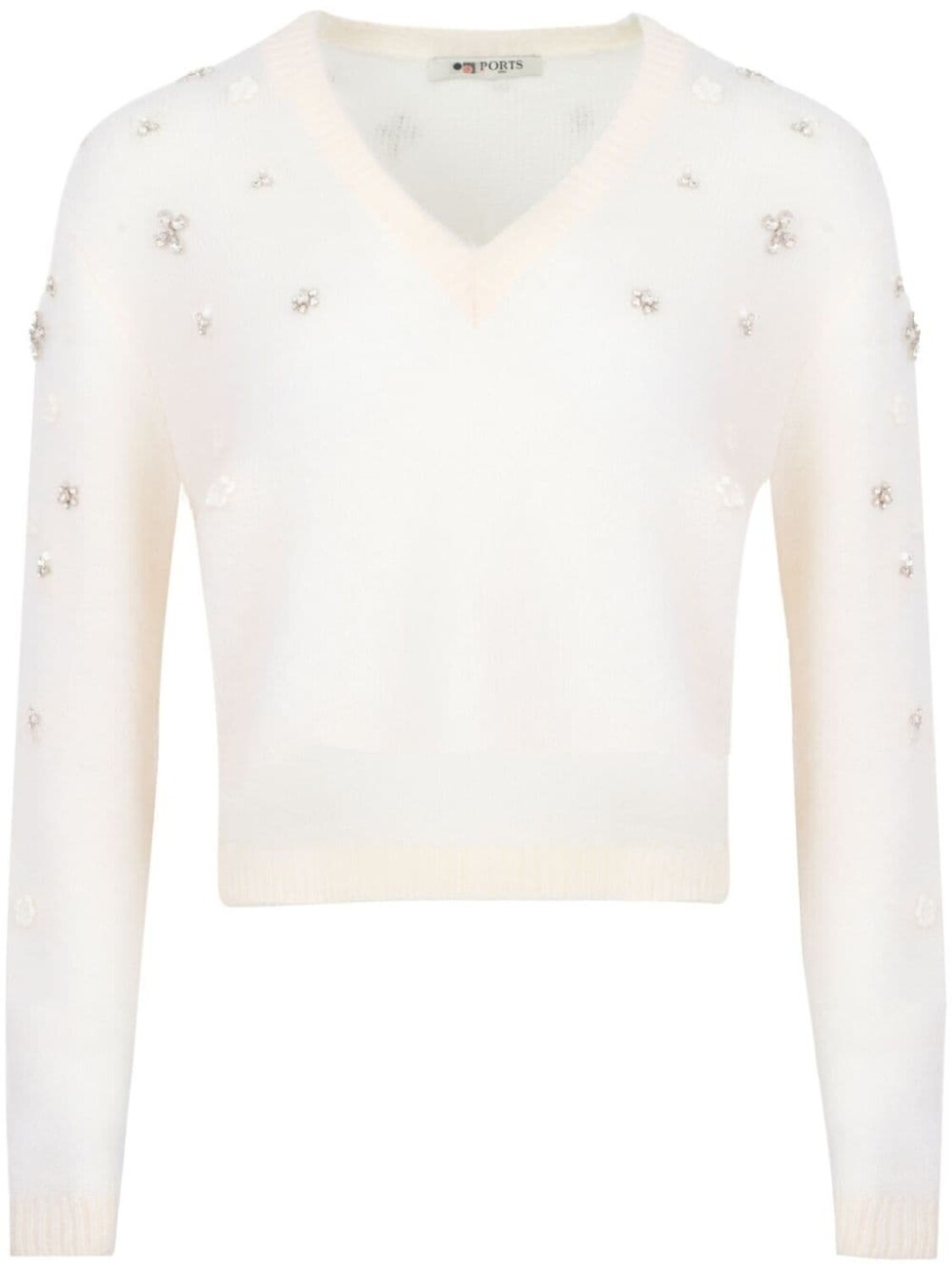 Ports 1961 свитер с v-образным вырезом, белый
Ports 1961 свитер с v-образным вырезом, белый