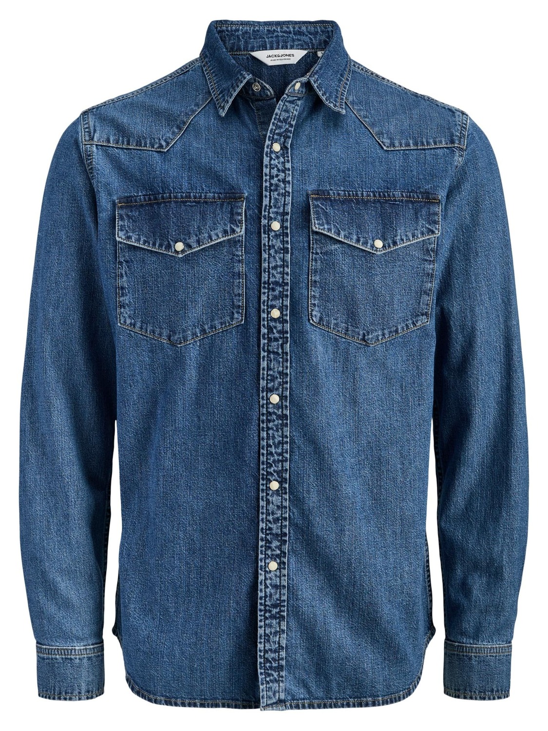 JACK & JONES Рубашка 'Western' в синем цвете, приталенная, на пуговицах
JACK & JONES Рубашка 'Western' в синем цвете, приталенная, на пуговицах