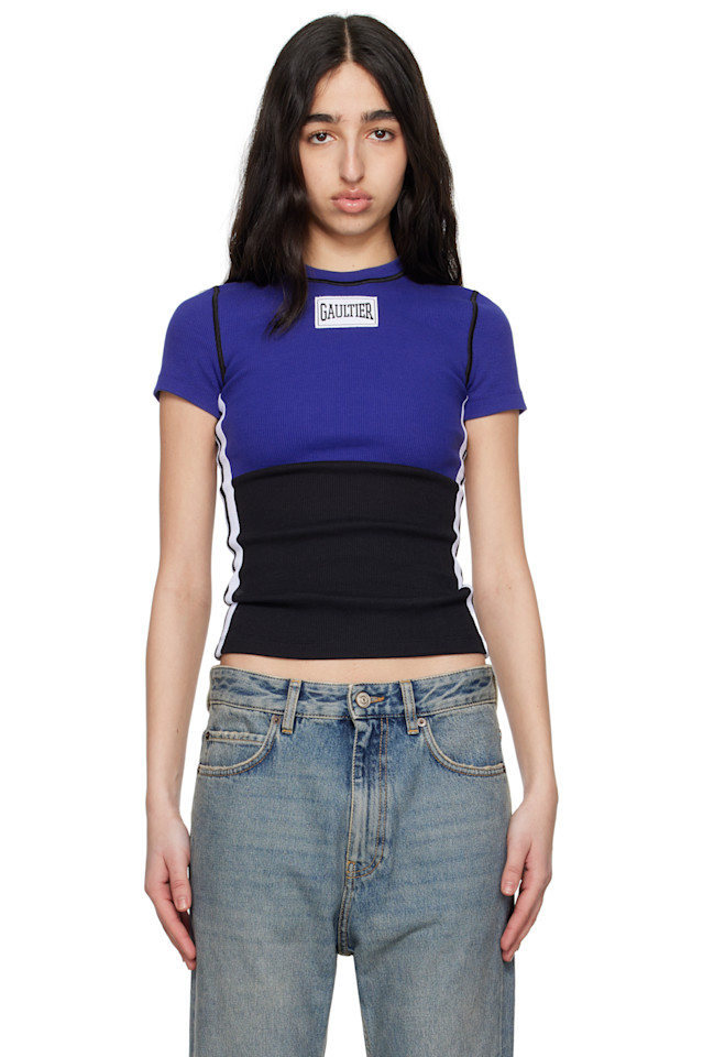 Футболка с цветными блоками Jean Paul Gaultier, мультиколор
Футболка с цветными блоками Jean Paul Gaultier, мультиколор