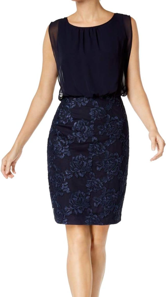 Женское платье-блузон Calvin Klein из шифона с юбкой, украшенной по всей поверхности, Indigo
Женское платье-блузон Calvin Klein из шифона с юбкой, украшенной по всей поверхности, Indigo