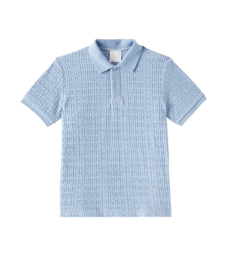 Хлопковая поло из джерси с жаккардовым узором Givenchy Kids, Blue
Хлопковая поло из джерси с жаккардовым узором Givenchy Kids, Blue