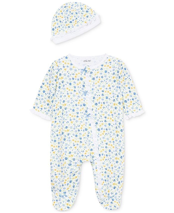 Комбинезон и шапочка Dainty Blossoms для маленьких девочек, комплект из 2 предметов Little Me, белый
Комбинезон и шапочка Dainty Blossoms для маленьких девочек, комплект из 2 предметов Little Me, белый