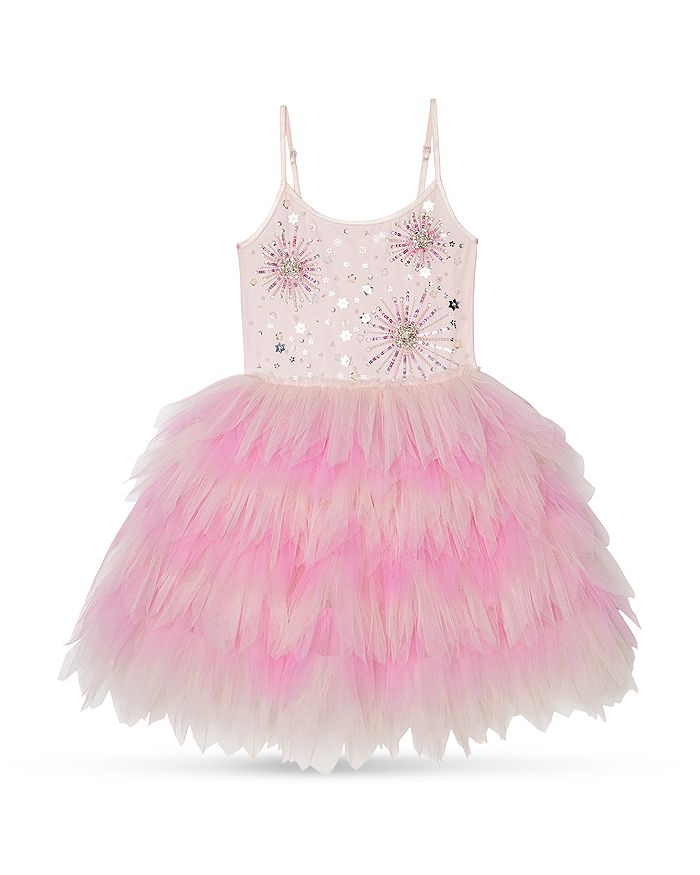 Платье-пачка Fireworks для девочек из хлопка и нейлона — Little Kid, Big Kid Tutu Du Monde, розовый 
Платье-пачка Fireworks для девочек из хлопка и нейлона — Little Kid, Big Kid Tutu Du Monde, розовый