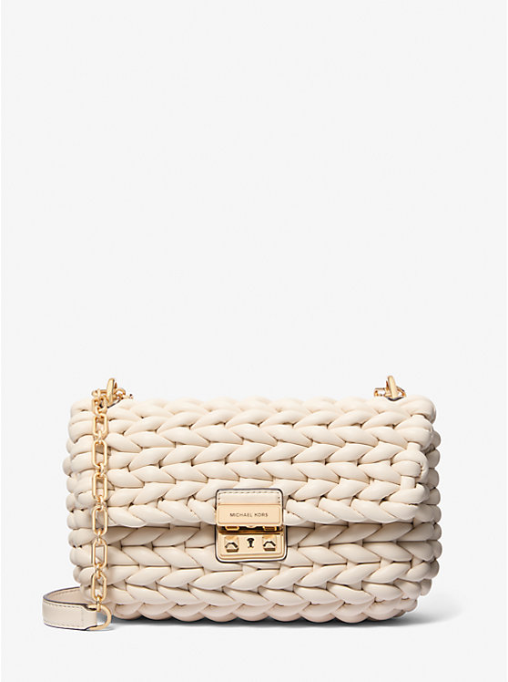 Большая сумка через плечо Tribeca, плетеная вручную Michael Kors, бежевый
Большая сумка через плечо Tribeca, плетеная вручную Michael Kors, бежевый