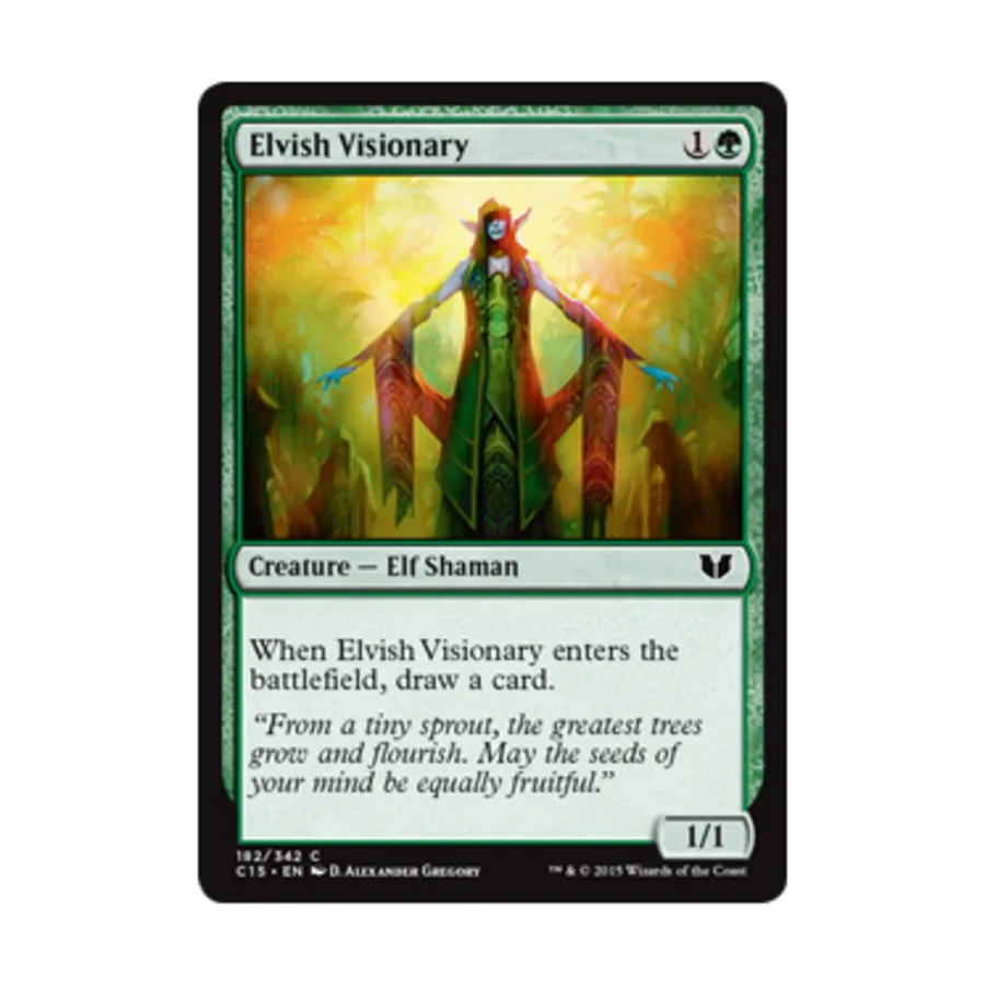 CCG Эльфийский провидец (клавиша C), MTG - Commander 2015
CCG Эльфийский провидец (клавиша C), MTG - Commander 2015