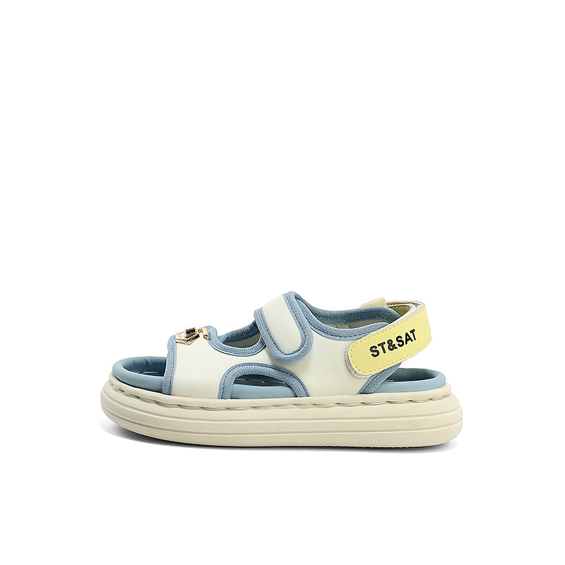 Нескользящие, амортизирующие, износостойкие, дышащие, легкие детские сандалии для детей ST&SAT, синий/кремовый
Нескользящие, амортизирующие, износостойкие, дышащие, легкие детские сандалии для детей ST&SAT, синий/кремовый