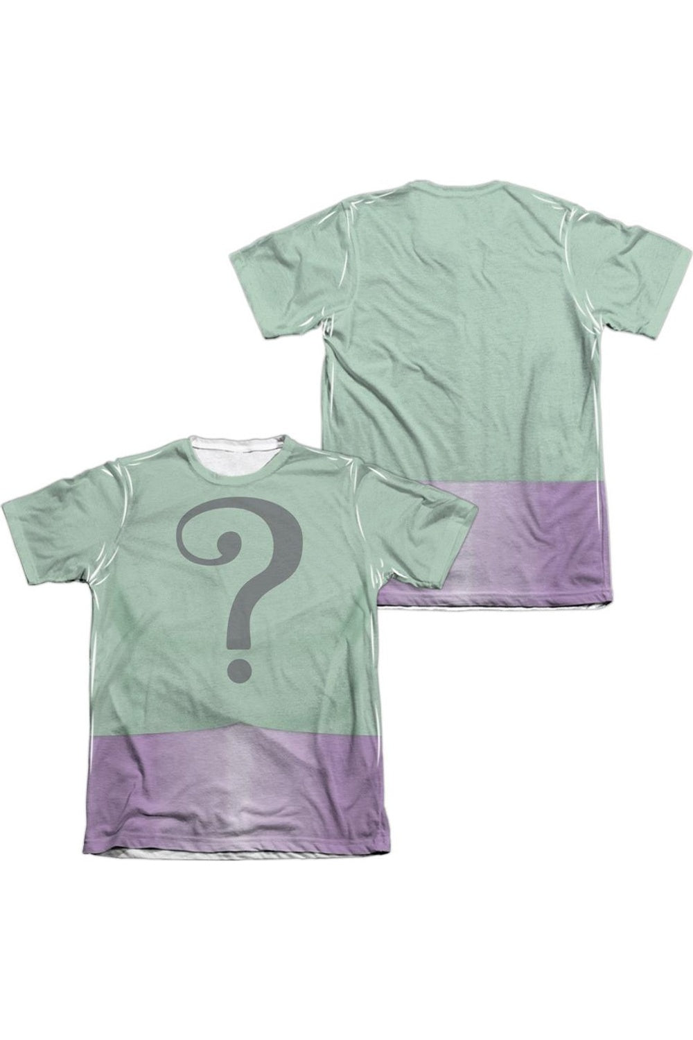 Футболка / джерси Batman Classic Tv Riddler (принт спереди/сзади) для взрослых из полиэстера/хлопка с коротким рукавом Gildan, белый 
Футболка / джерси Batman Classic Tv Riddler (принт спереди/сзади) для взрослых из полиэстера/хлопка с коротким рукавом Gildan, белый