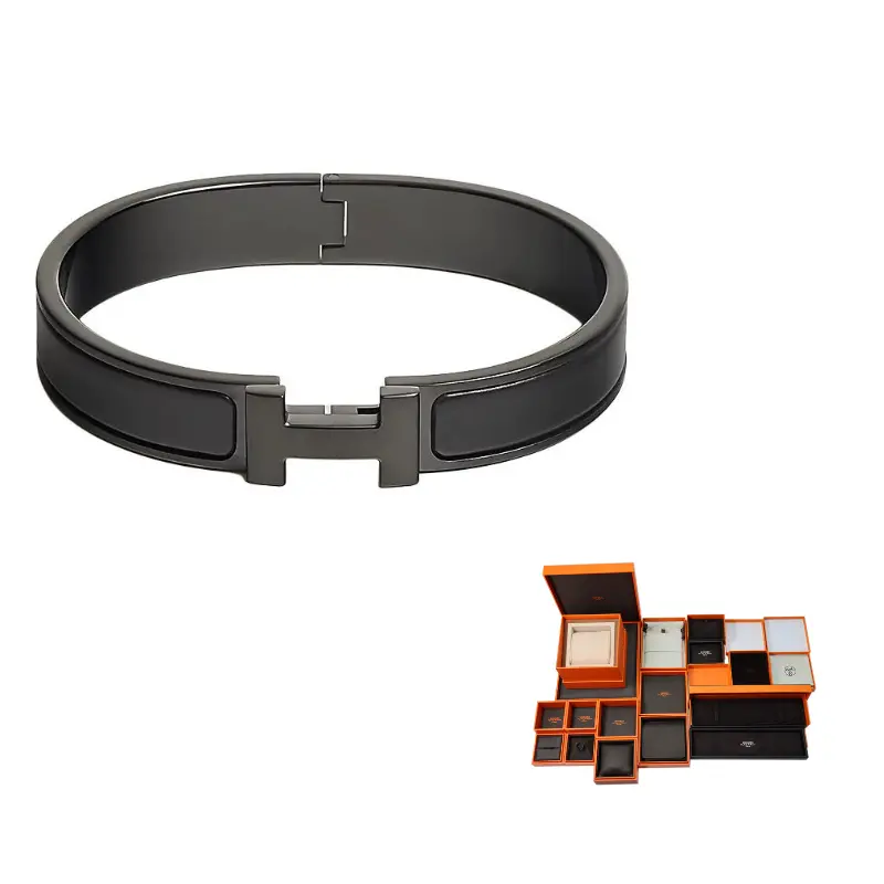 HERMES Эмалевый браслет Men's Black
HERMES Эмалевый браслет Men's Black