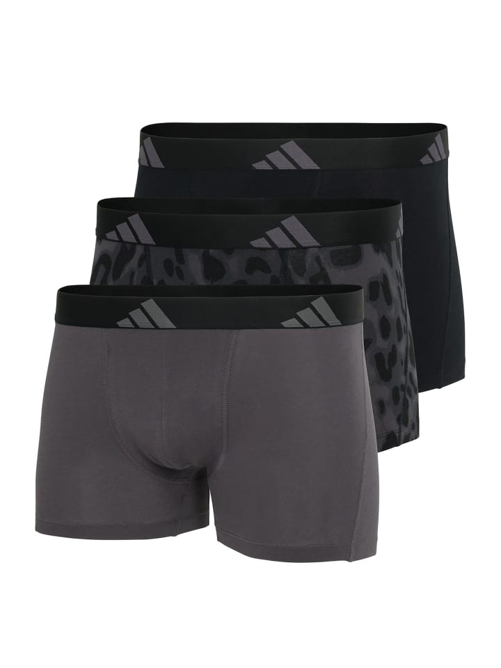 Трусы боксеры adidas, цвет grau/schwarz
Трусы боксеры adidas, цвет grau/schwarz