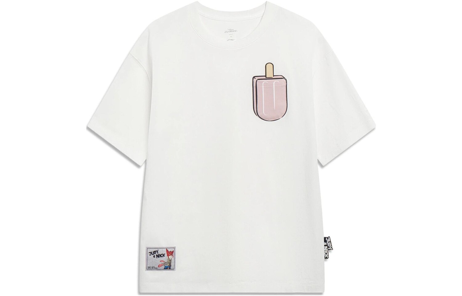 Футболка Disney X Disney женская молочно-белая Lining 
Футболка Disney X Disney женская молочно-белая Lining