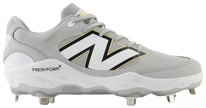 Мужские металлические бейсбольные бутсы New Balance Fresh Foam X 3000 V7, серый/белый
Мужские металлические бейсбольные бутсы New Balance Fresh Foam X 3000 V7, серый/белый