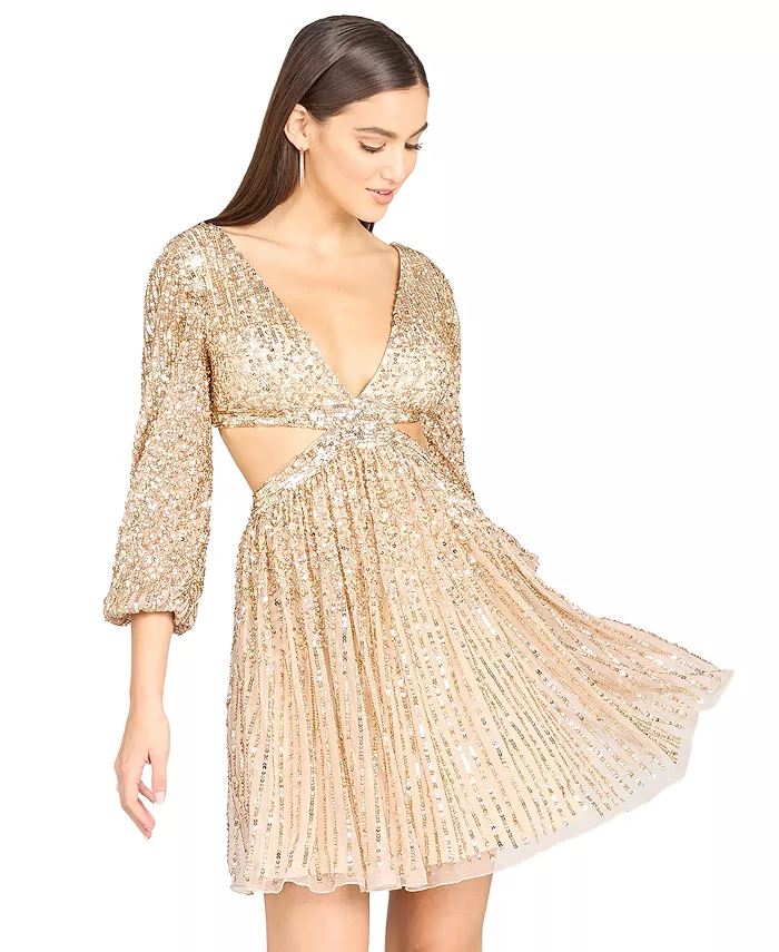 Женское платье с длинными рукавами, вырезом и шнуровкой на спине Lara, коричневый/бежевый
Женское платье с длинными рукавами, вырезом и шнуровкой на спине Lara, коричневый/бежевый