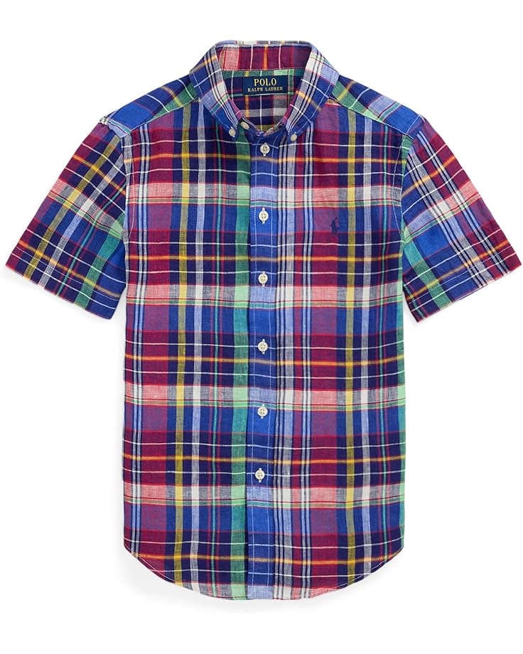 Рубашка Polo Ralph Lauren Kids Plaid Linen Short Sleeve Shirt, цвет Navy/Red Multi
Рубашка Polo Ralph Lauren Kids Plaid Linen Short Sleeve Shirt, цвет Navy/Red Multi