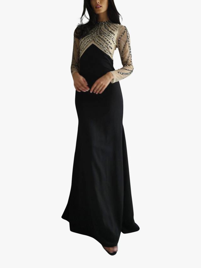 Платье макси Rosalia с бисерным лифом и завышенной талией Raishma, Black/Multi
Платье макси Rosalia с бисерным лифом и завышенной талией Raishma, Black/Multi