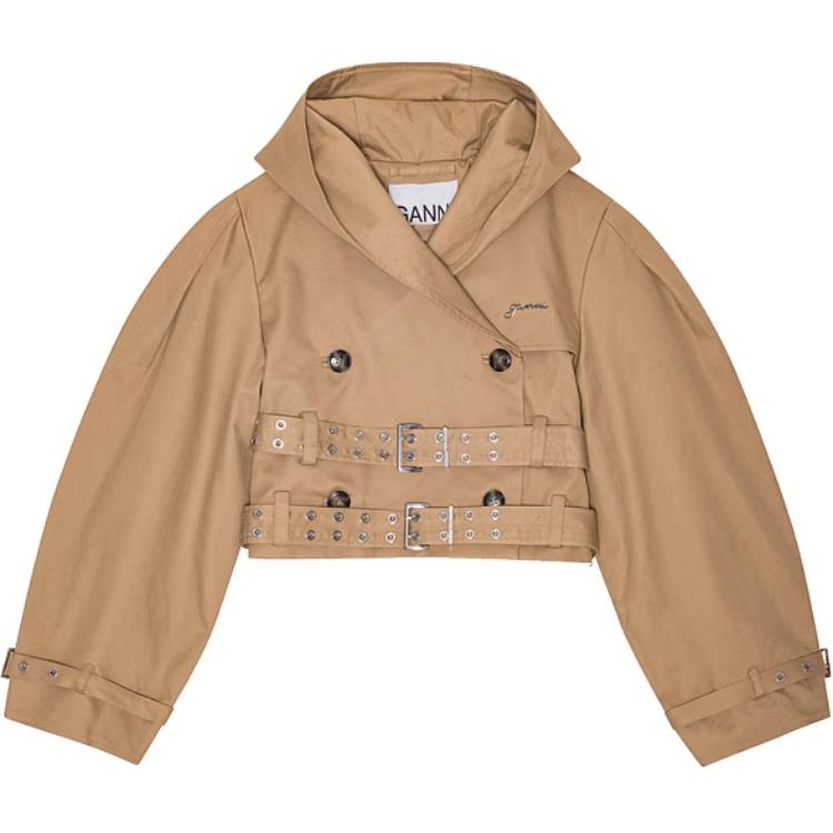 GANNI Куртка с капюшоном, Tiger's Eye Stone
GANNI Куртка с капюшоном, Tiger's Eye Stone