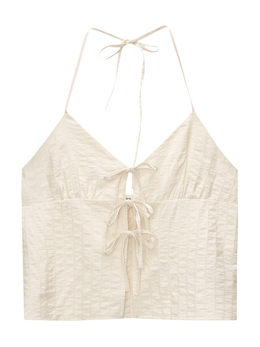 Топ Pull&Bear, белый
Топ Pull&Bear, белый