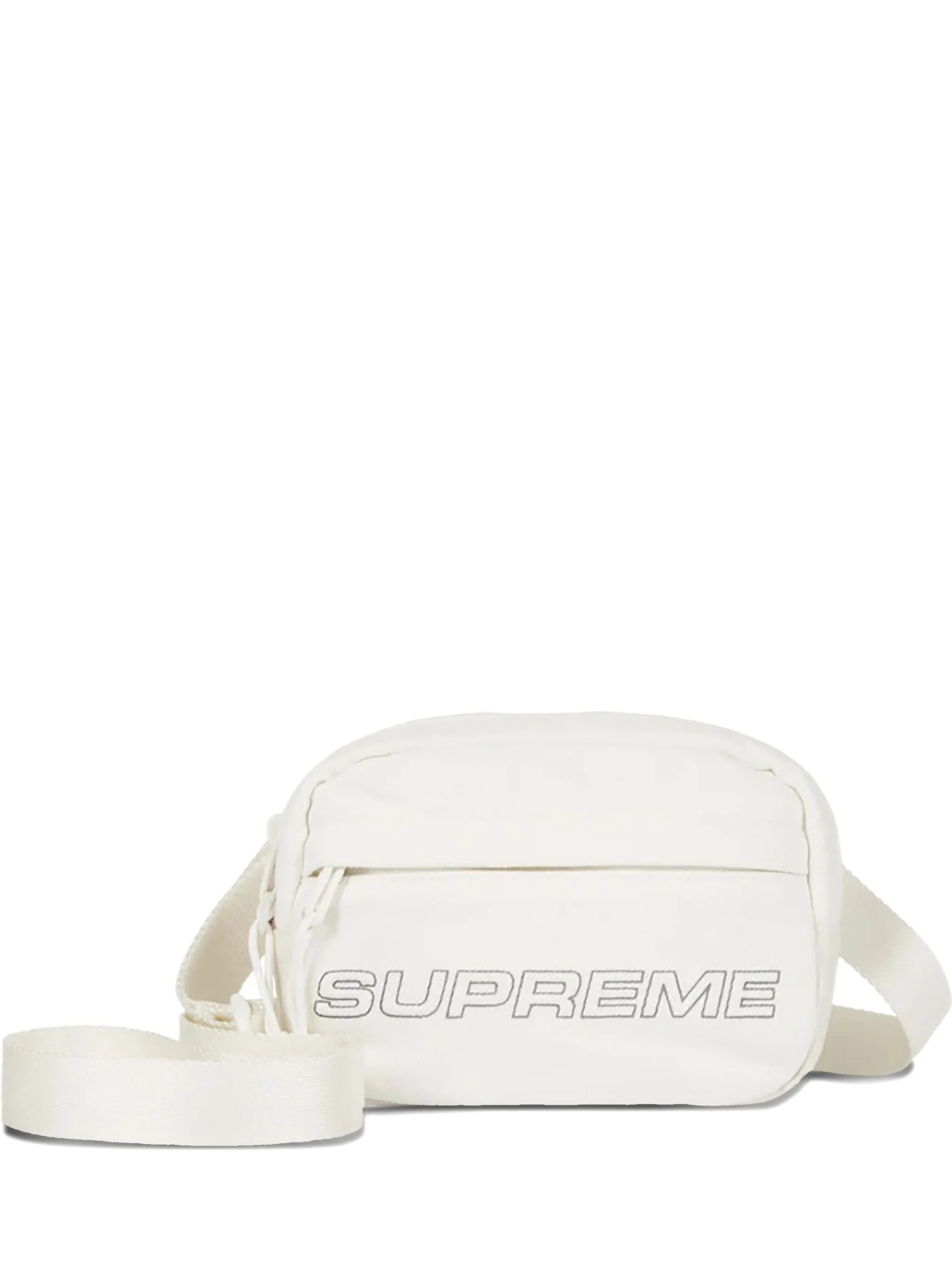 Джинсовая сумка-мессенджер размера мини Supreme, белый
Джинсовая сумка-мессенджер размера мини Supreme, белый