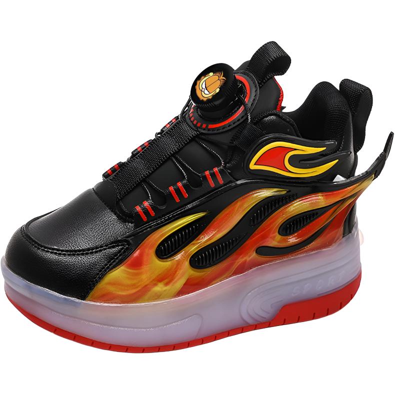 Легкие амортизирующие сбалансированные кроссовки средней высоты для активного отдыха для детей JIAFEIMAO, черный/красный
Легкие амортизирующие сбалансированные кроссовки средней высоты для активного отдыха для детей JIAFEIMAO, черный/красный