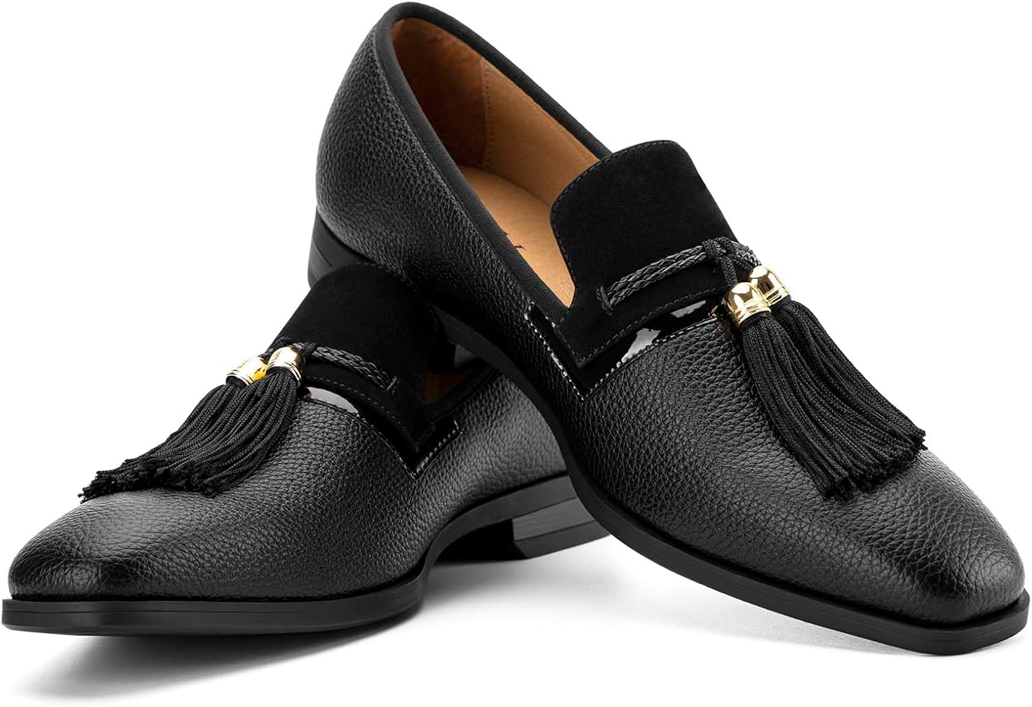 Мужские винтажные бархатные лоферы с вышивкой, элегантные лоферы без застежки, тапочки-лоферы с кисточками Jitai, черный
Мужские винтажные бархатные лоферы с вышивкой, элегантные лоферы без застежки, тапочки-лоферы с кисточками Jitai, черный