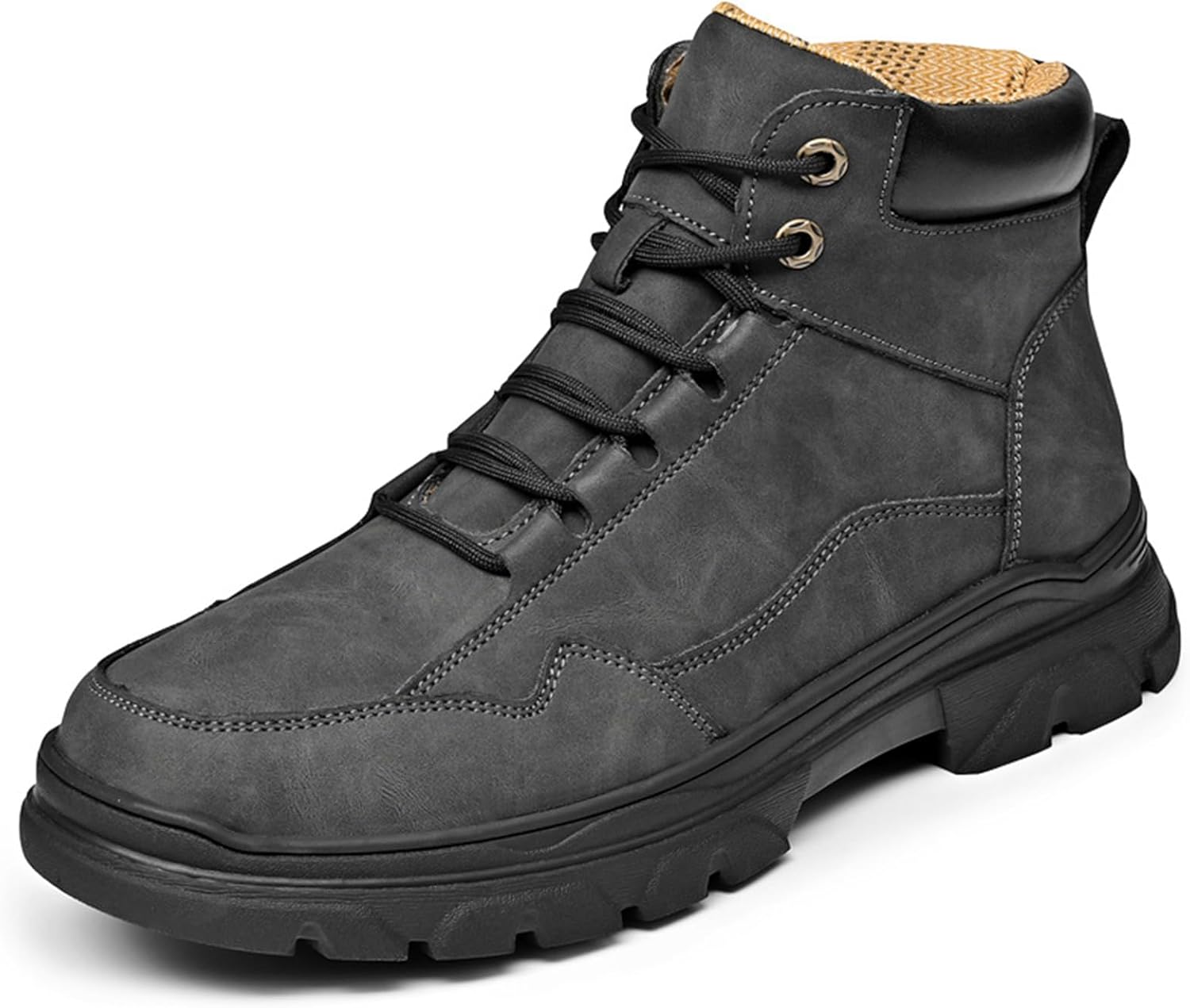 Мужские водонепроницаемые туристические ботинки из натуральной кожи на шнуровке, модные высокие, удобные оксфорды, ботинки до щиколотки для улицы, нескользящие повседневные чукка для работы Galonfulty, черный
Мужские водонепроницаемые туристические ботинки из натуральной кожи на шнуровке, модные высокие, удобные оксфорды, ботинки до щиколотки для улицы, нескользящие повседневные чукка для работы Galonfulty, черный