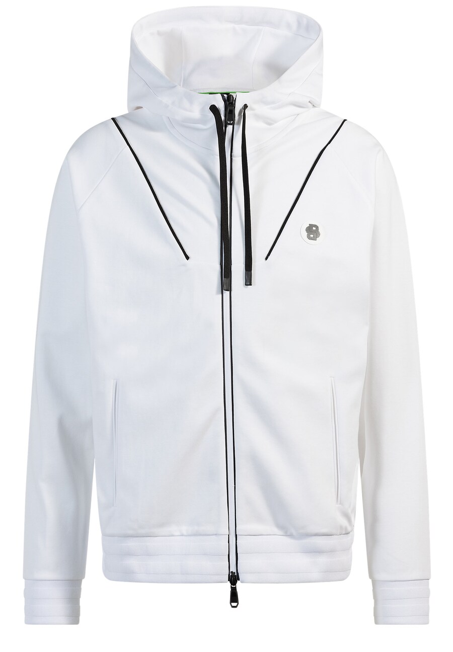 Толстовка с капюшоном на молнии BOSS Saggy, белый
Толстовка с капюшоном на молнии BOSS Saggy, белый