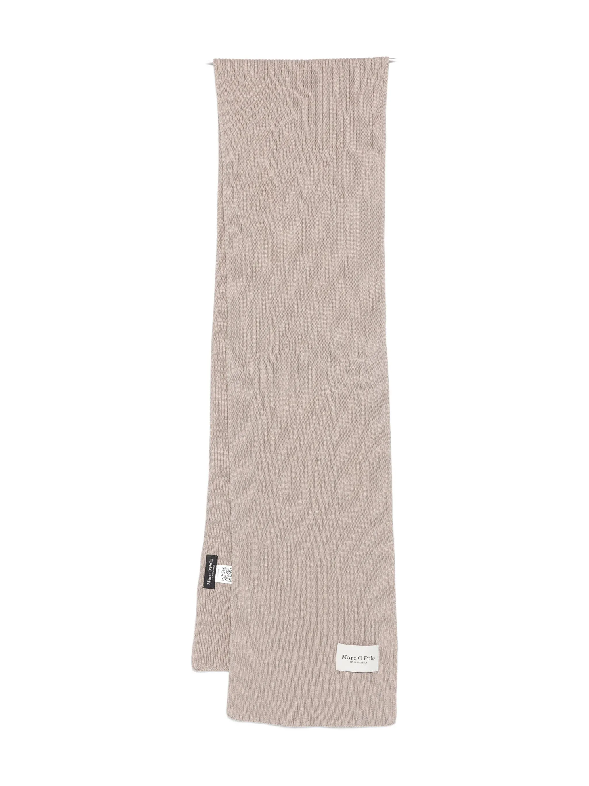 Шарф в рубчик с нашивкой с логотипом Marc O'Polo, коричневый
Шарф в рубчик с нашивкой с логотипом Marc O'Polo, коричневый
