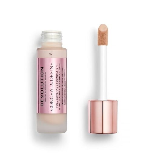 Тональный крем F4, 23 мл Makeup Revolution, Conceal & Define
Тональный крем F4, 23 мл Makeup Revolution, Conceal & Define