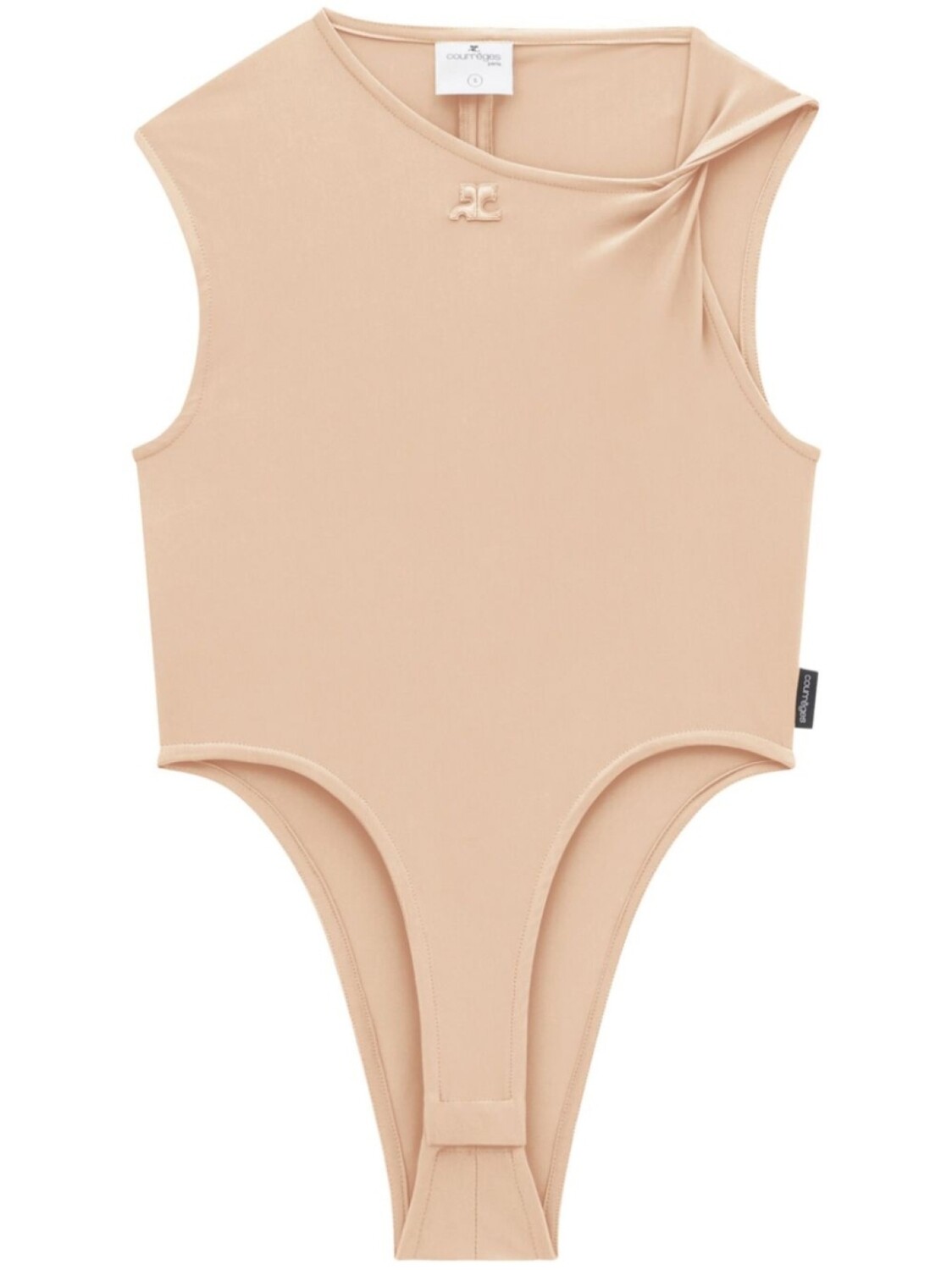 Боди с нашивкой-логотипом Courrèges 
Боди с нашивкой-логотипом Courrèges