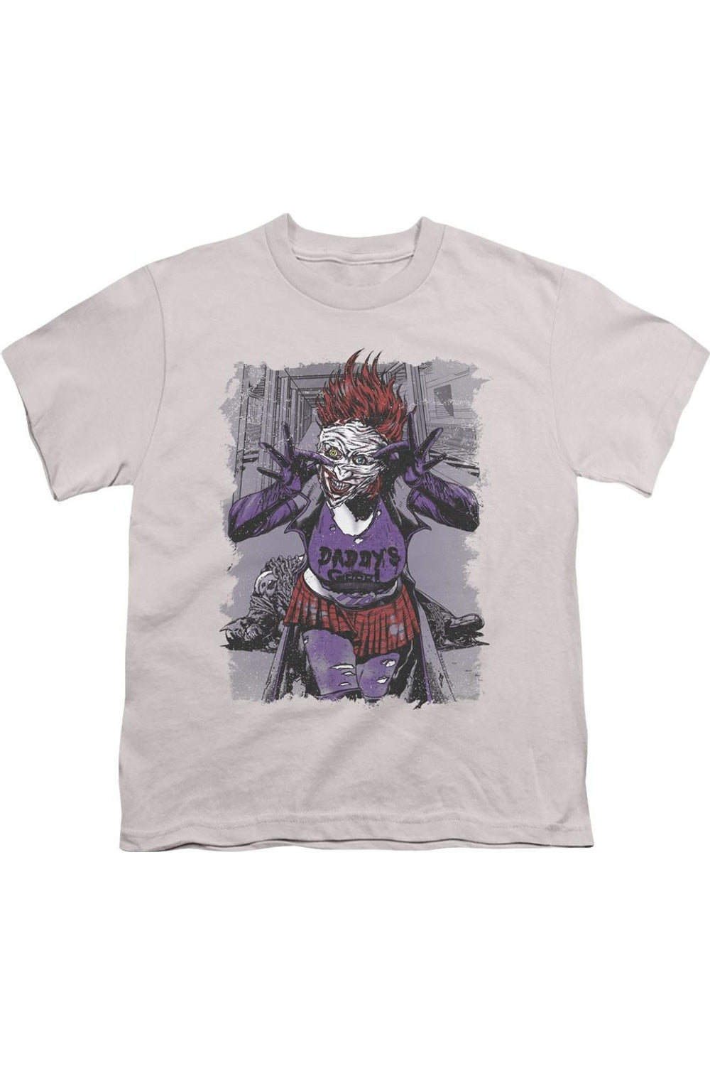 Футболка с коротким рукавом для подростков "Дочь Джокера" из Лиги Справедливости Америки Gildan, серебряный
Футболка с коротким рукавом для подростков "Дочь Джокера" из Лиги Справедливости Америки Gildan, серебряный