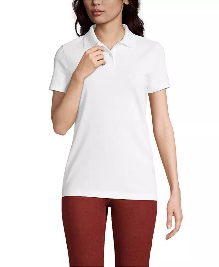 Женская рубашка-поло с коротким рукавом и сетчатой вставкой Lands' End, белый
Женская рубашка-поло с коротким рукавом и сетчатой вставкой Lands' End, белый
