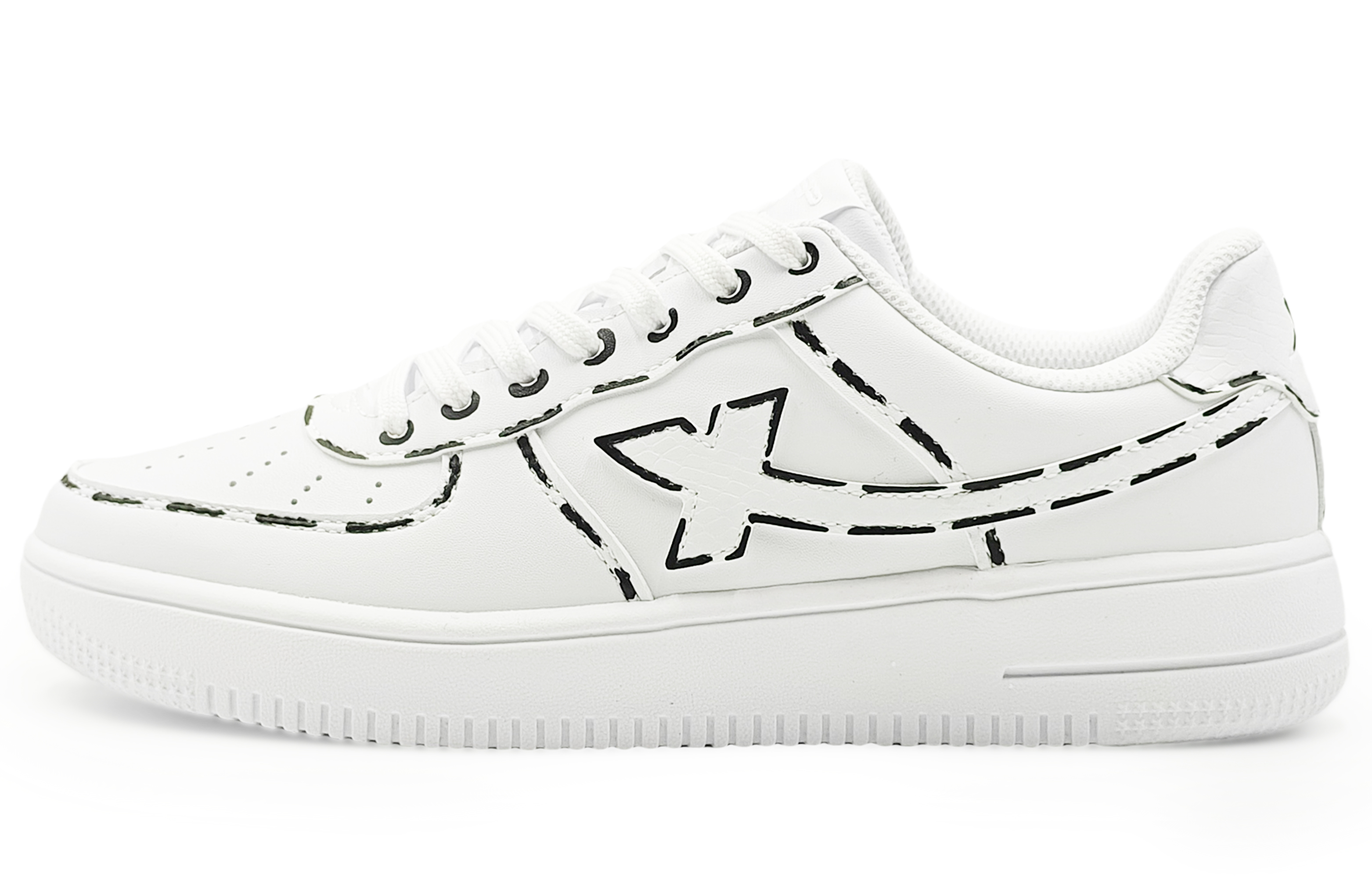 XTEP Кроссовки Air Force One с низким верхом для скейтборда, противоскользящие, износостойкие, мужские, черно-белые
XTEP Кроссовки Air Force One с низким верхом для скейтборда, противоскользящие, износостойкие, мужские, черно-белые