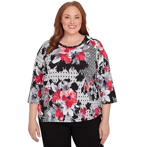 Топ Plus size с цветочным принтом в стиле пэчворк Alfred Dunner
Топ Plus size с цветочным принтом в стиле пэчворк Alfred Dunner