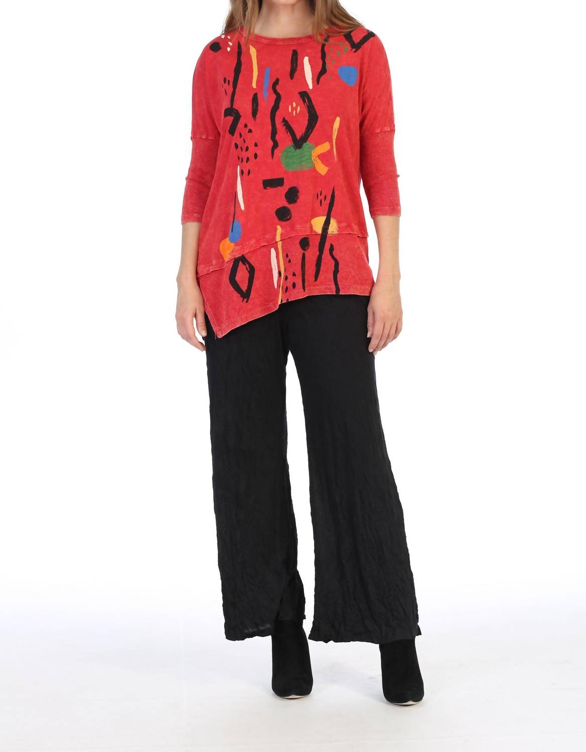 Неожиданный минеральный эффект: хлопковая блуза с рукавом долман в алом цвете Jess & Jane, Scarlet
Неожиданный минеральный эффект: хлопковая блуза с рукавом долман в алом цвете Jess & Jane, Scarlet