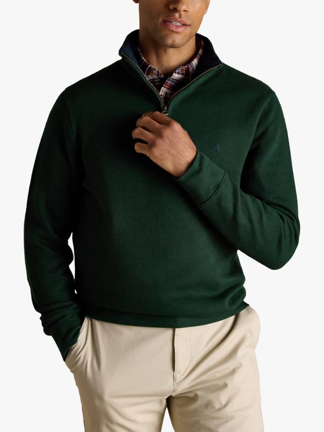 Французский риб свитшот с молнией на четверть Joules, Green
Французский риб свитшот с молнией на четверть Joules, Green