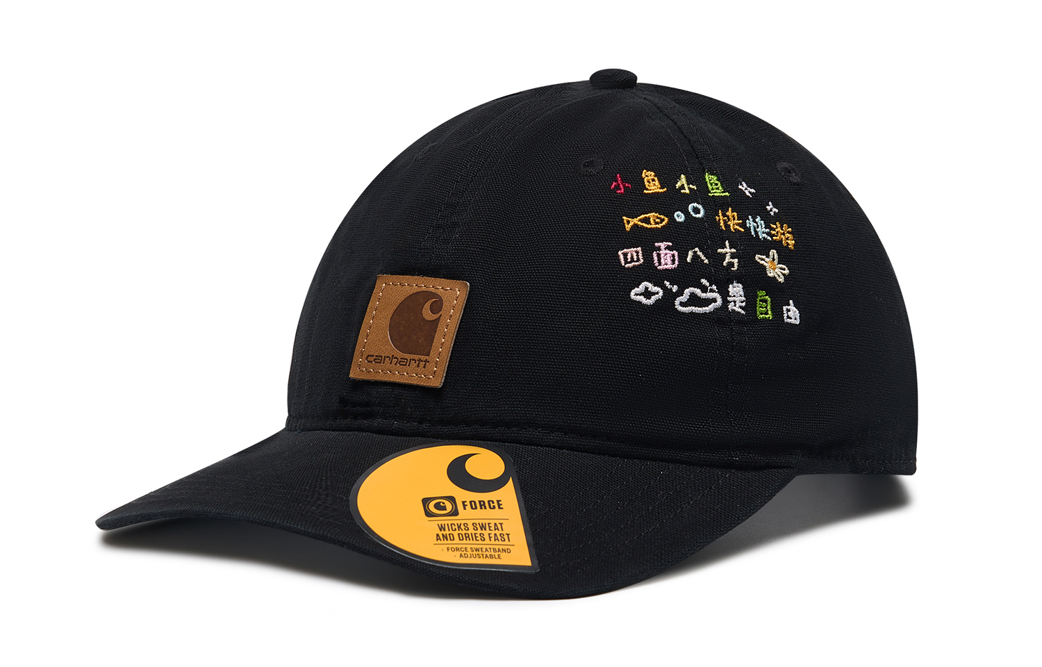 Carhartt Хлопковая бейсболка унисекс черная
Carhartt Хлопковая бейсболка унисекс черная