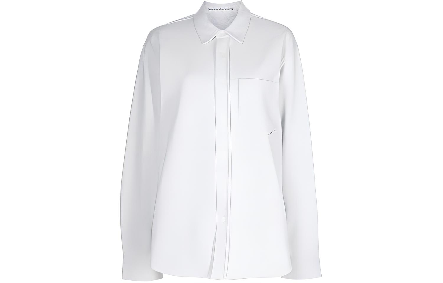 Длинный рукав Хлопковая рубашка Alexander Wang, белый
Длинный рукав Хлопковая рубашка Alexander Wang, белый